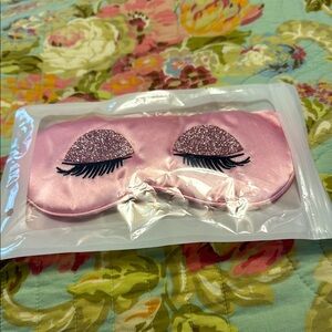 Pink Glitter Eyelash Sleep Mask